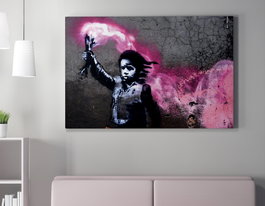 Wallity Lienzo Decorativo Banksy WY27 70 x 100 cm